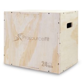 3 in 1 Wood Plyometric Jump Box  30/20/24