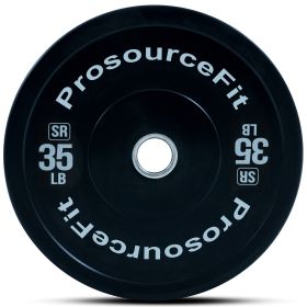 Solid Rubber Bumper Plate (Option: 35 lb)