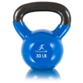 Vinyl Coated Iron Kettlebell (Option: 30lb)